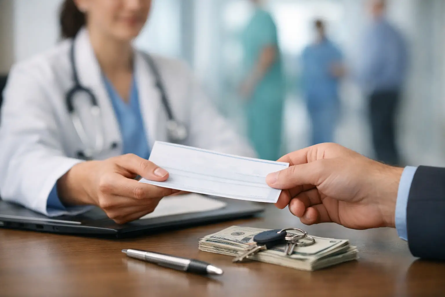 Hospital pode exigir cheque caução? Entenda